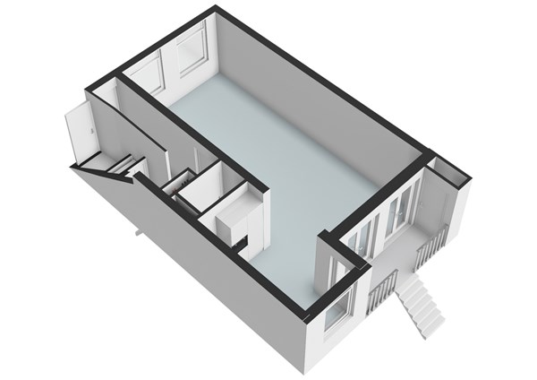 Floorplan - Zeeburgerdijk 74H, 1094 AG Amsterdam